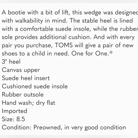 TOMS Washed Camo Desert Wedge Ankle Boot - Picture 13 of 13